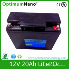 Batería de 12V 20ah LiFePO4 usada para la iluminación del LED